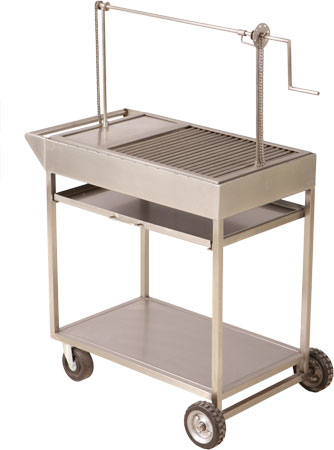 Asador de acero inoxidable